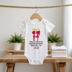 Body bébé personnalisable avec demande en mariage sur cintre - MARJANE et Cie