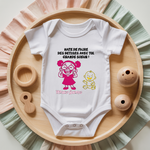 Body bébé personnalisé annonce grossesse à grande sœur, cadeau naissance - MARJANE et Cie