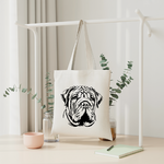Tote bag femme chien Shar Pei monochrome suspendu - MARJANE et Cie