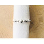 Bague HIND argent 925 anneau et perles minimaliste