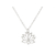 Collier FELLA argent massif 925 pendentif fleur de lotus mystique-minimaliste - MARJANE et Cie