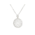 Collier RAFA argent massif 925 pendentif rosace chakra coronal-minimaliste-bohème - MARJANE et Cie