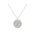 Collier WISSEM argent massif 925 pendentif sequin médaille martelée-minimaliste-bohème- MARJANE et Cie