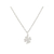 Collier ARIKA acier inoxydable argent pendentif trèfle à quatre feuilles porte chance-minimaliste - MARJANE et Cie