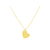 Collier BOUCHRA doré à l’or fin pendentif cœur-ras du cou-minimaliste-bohème- MARJANE et Cie