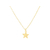 Collier DORIA doré à l’or fin pendentif étoile- ras du cou-minimaliste-bohème - MARJANE et Cie