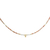 Collier AMBRINE7 perles naturelles semi précieuses aventurine rose orange-ras du cou-minimaliste-bohème- MARJANE et Cie