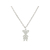 Collier TAFHA acier inoxydable argent pendentif breloque fillette-collier enfant - MARJANE et Cie