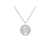 Collier ASMA4 femme acier inoxydable argent médaille gravée personnalisée arabe - MARJANE et Cie