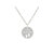 Collier ASMA5 femme acier inoxydable argent médaille gravée personnalisable tendance - MARJANE et Cie