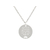 Collier CHANA4 femme acier inoxydable argent pendentif gravé personnalisé arabe - MARJANE et Cie