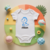 Body bébé personnalisé avec dinosaure farceur en coton par flocage - MARJANE et Cie