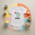 Body bébé personnalisé avec dinosaure explorateur en coton par flocage - MARJANE et Cie