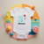 Body bébé personnalisé avec dinosaure et papillons en coton par flocage - MARJANE et Cie