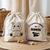 Sac pochon bébé personnalisé recto hippopotame tendre et verso prénom en coton avec flocage couleur - MARJANE et Cie