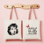 Tote bag femme rétro avec illustration élégante et citation inspirante en flocage - MARJANE et Cie