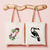 Tote bag femme avec illustration naturaliste d’un cacatoès de Leadbeater et au verso un oiseau toucan en flocage noir – MARJANE et Cie