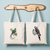 Tote bag femme avec illustration naturaliste d'un oiseau quetzal et verso perroquet en dessin monochrome – MARJANE et Cie