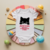 Body bébé personnalisé avec chaton curieux et message positif en coton par flocage - MARJANE et Cie