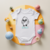 Body bébé personnalisé avec poussin joyeux en coton par flocage - MARJANE et Cie
