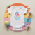 Body bébé personnalisé avec poisson et message en coton par flocage, cadeau naissance - MARJANE et Cie