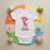 Body bébé personnalisé avec girafe rieuse en coton par flocage - MARJANE et Cie