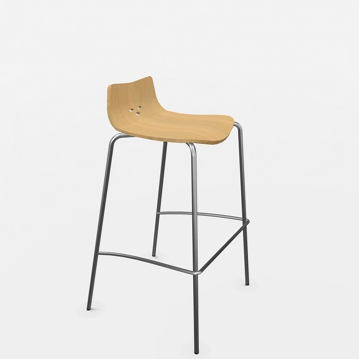 Tabouret_haut_design_bois_mélaminé_chêne