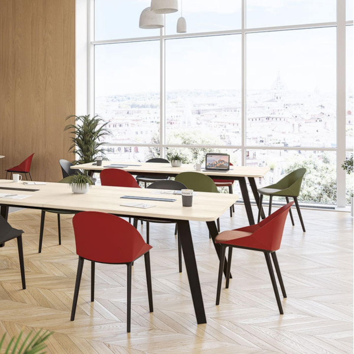 Chaise_bureau_plastique_recyclé_pas_cher