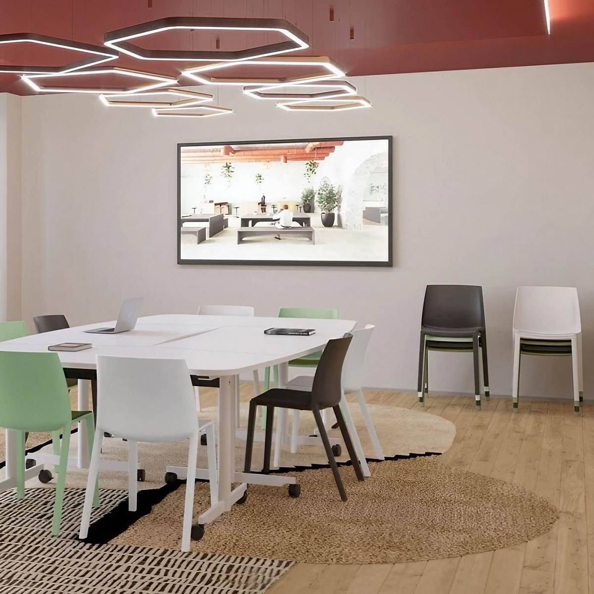 Chaise_bureau_légère_empilable_économique