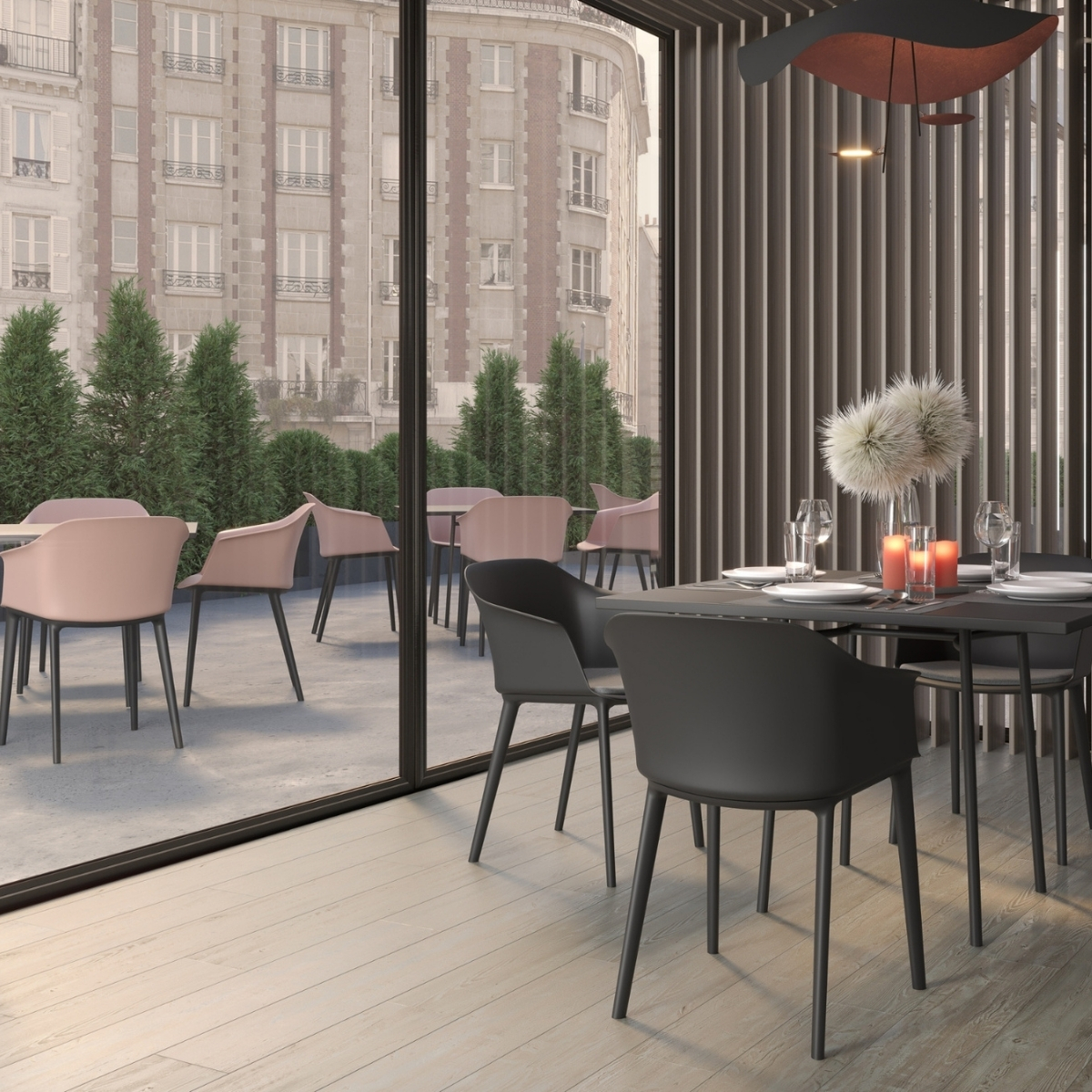 Chaise_réunion_moderne_plastique_cafétéria