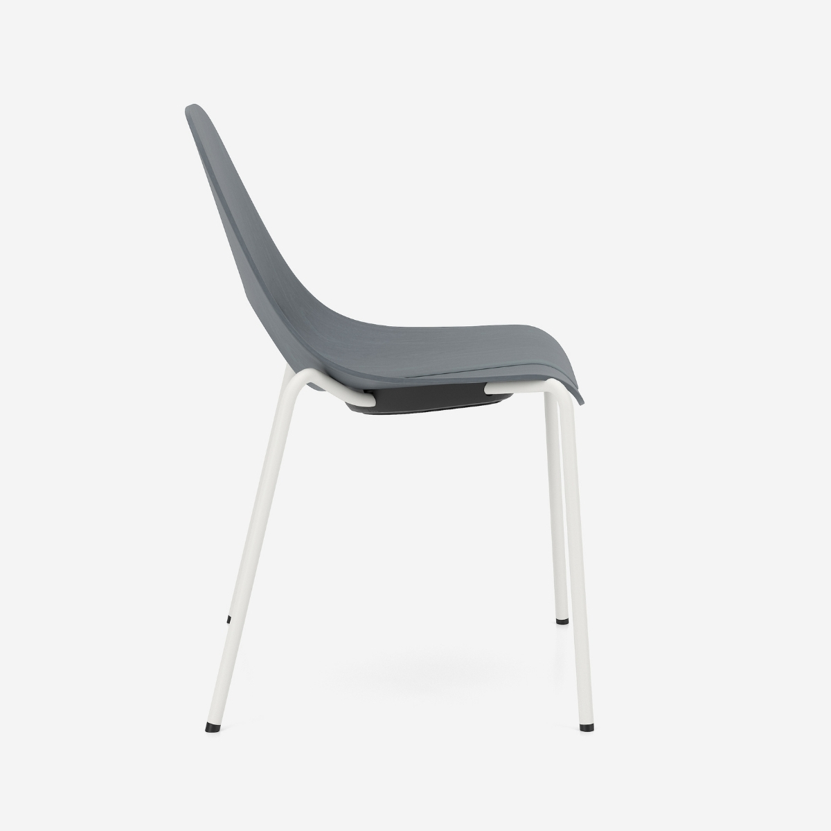 Chaise_réunion_colorée_empilable_piètement_métallique