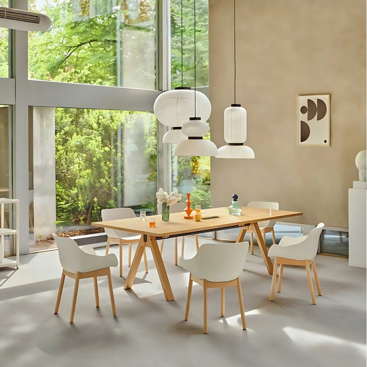 Fauteuil_réunion_plastique_piètement_bois_open_space