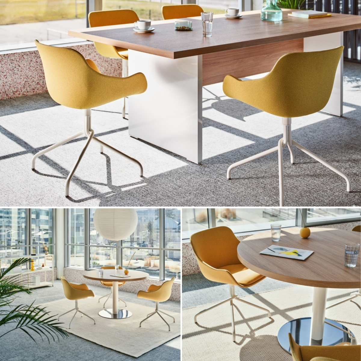 Fauteuil_réunion_tapissé_pivotant_polyvalent