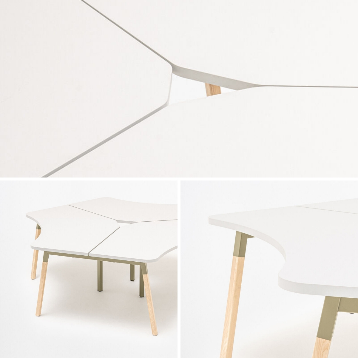Bureau_bench_3_places_piètement_bois_design_nordique