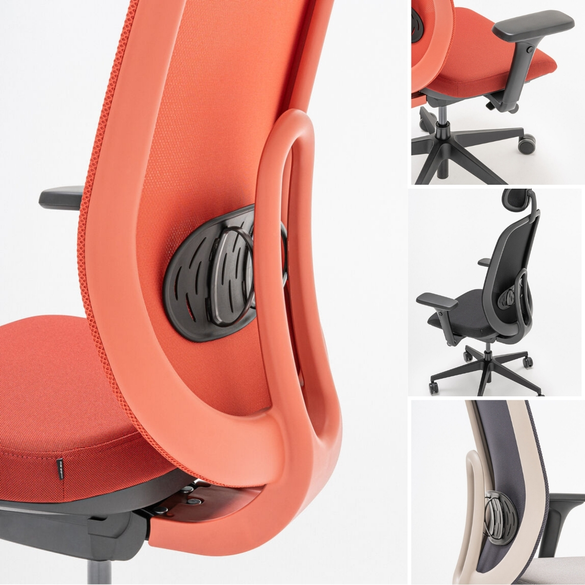 Chaise de direction ergonomique, moderne et colorée