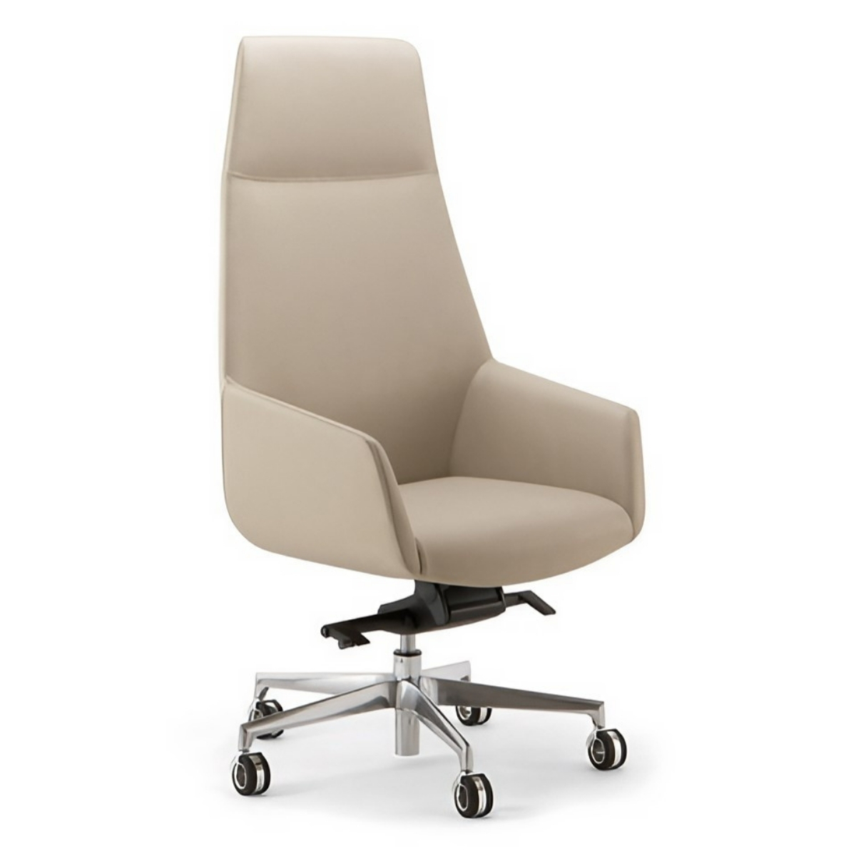 Fauteuil de direction monocoque en éco-cuir
