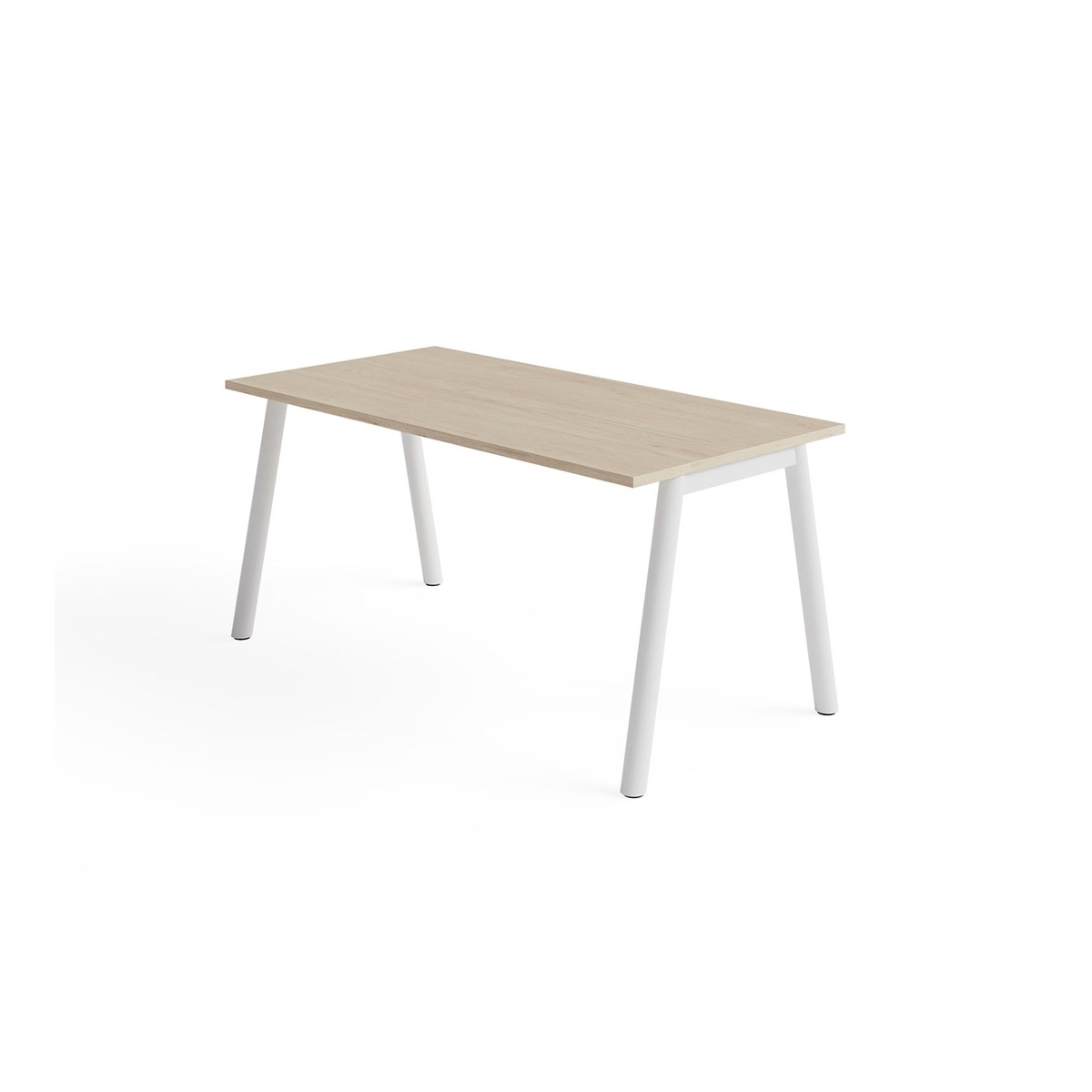 Bureau individuel design avec pied sculptural