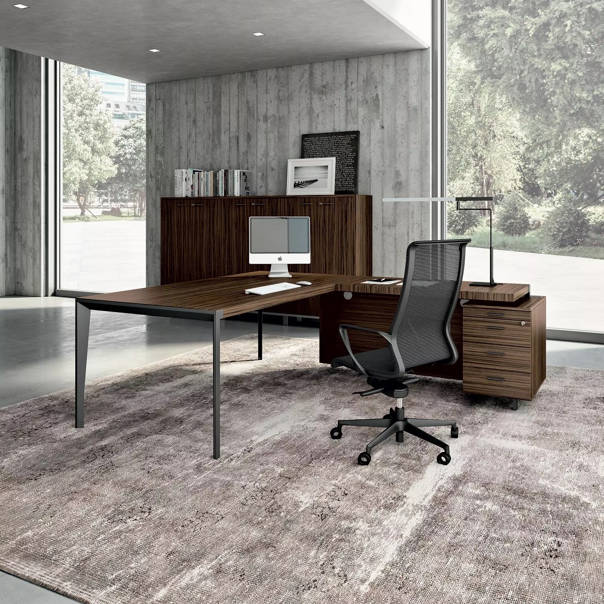 Fauteuil de manager en résille