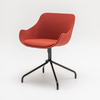 Fauteuil_réunion_tapissé_pivotant_patins