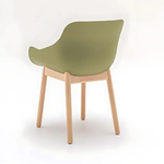 Fauteuil_réunion_plastique_piètement_bois_hêtre