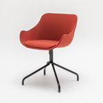 Fauteuil_réunion_tapissé_pivotant_patins