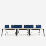 Bureau_entreprise_6_places_plateau_recyclé_en_bois