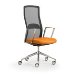 Chaise_direction_aluminium_dossier_résille_design