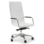 Chaise_direction_métallique_eco_cuir_chrome