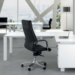 Fauteuil_direction_bois_métal_eco_cuir_chrome
