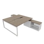 bureau avec retour