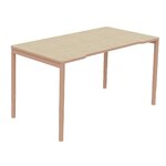 Bureau réglable en hauteur à piétement pêche