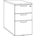 Schéma du caisson hauteur bureau à 3 tiroirs