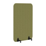 Cloison acoustique mobile sur roulettes, vue de face