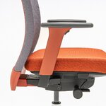 Mécanisme synchrone et accoudoir réglable dune chaise de bureau à cadre brique